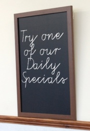 Value - Mahogany Stained MDF Chalkboards